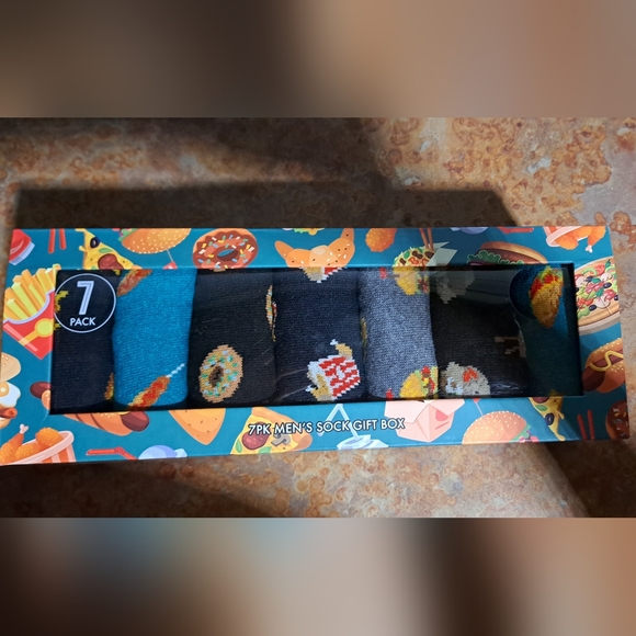 7 Days Food mens socks, New in box - Picture 3 of 4